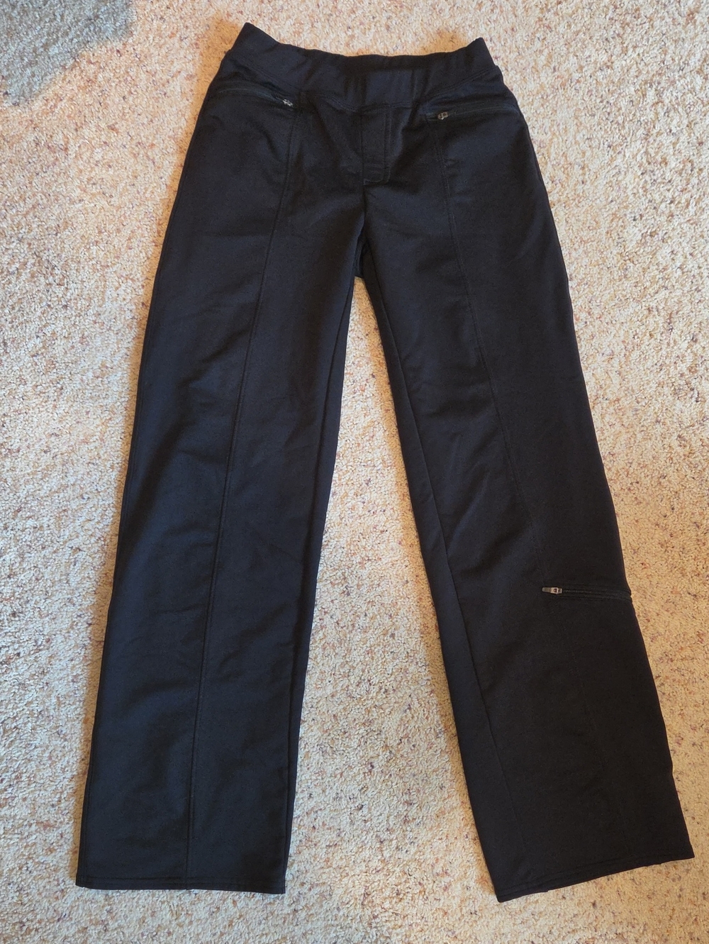 Athleta Black Wide-Leg Flare Pants